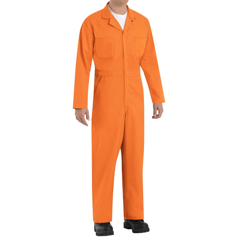 Red Kap Men's Twill Action Back Coverall, Orange, 50 - Image 1